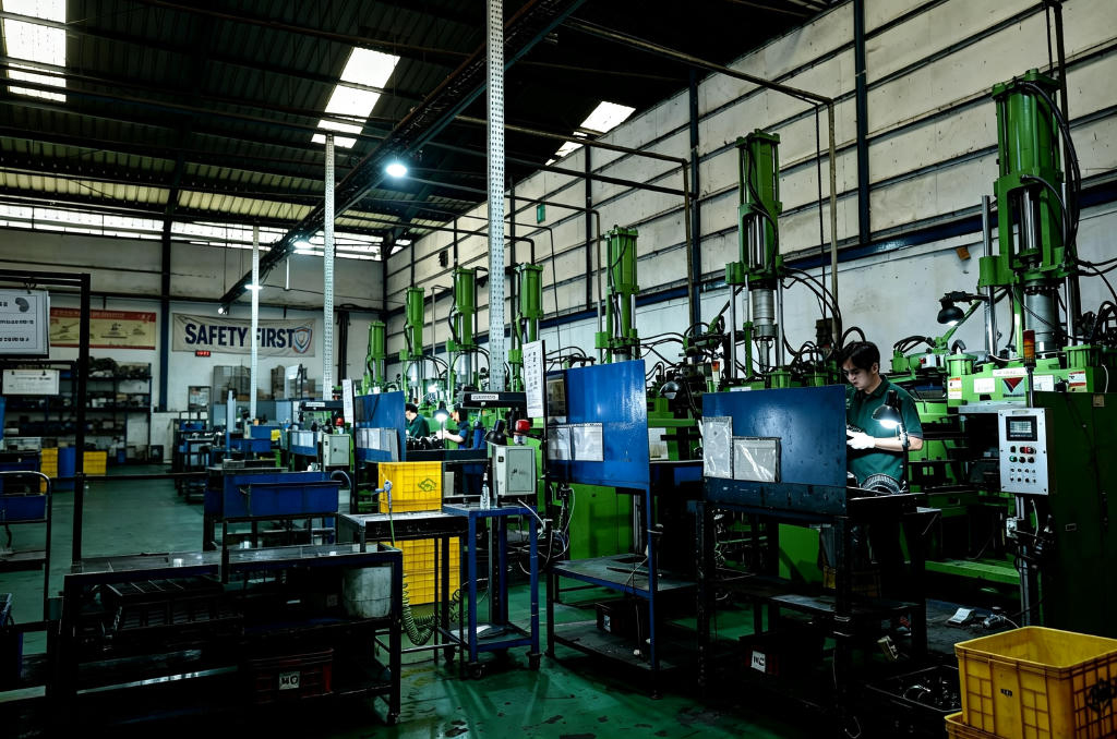 Line Produksi Rubber Triaji